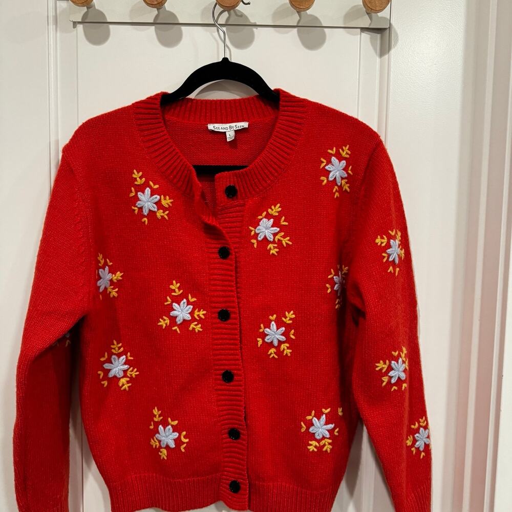 New without tags - See and be Seen Floral Cardigan